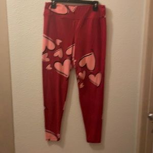 Lularoe Valentine’s TC Leggings